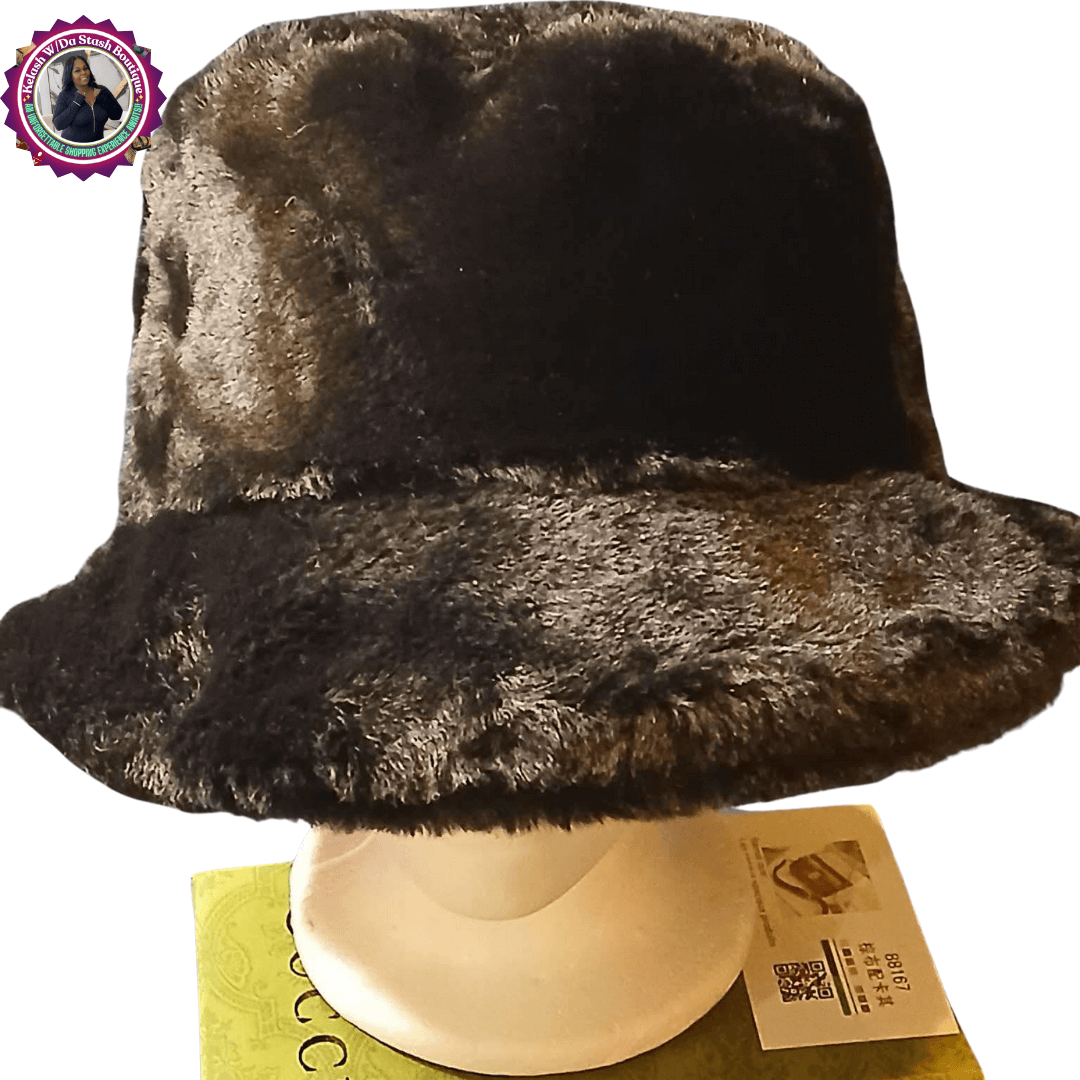 Bougie Fashion Fur Bucket Hat
