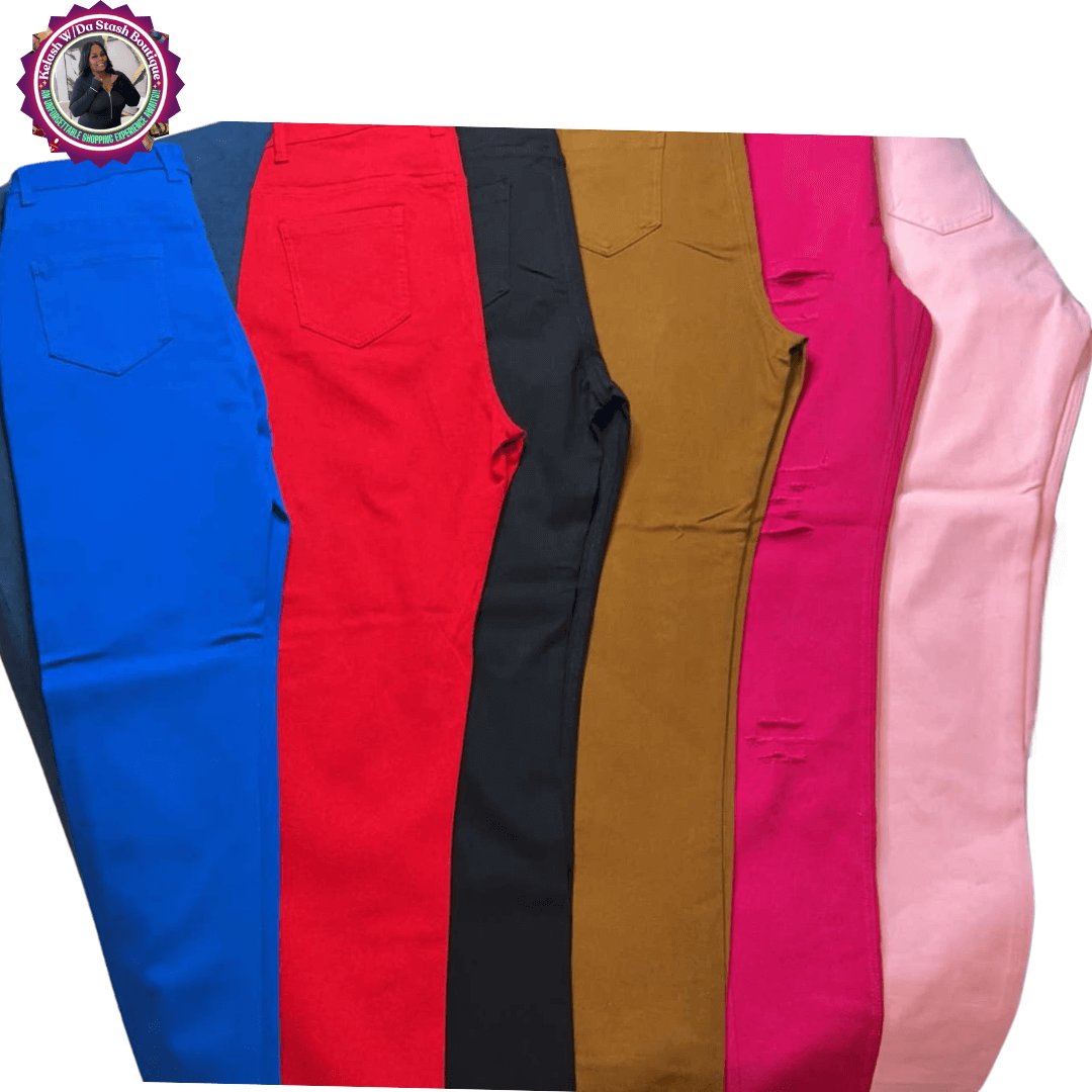 Colorful Stretch Jeans