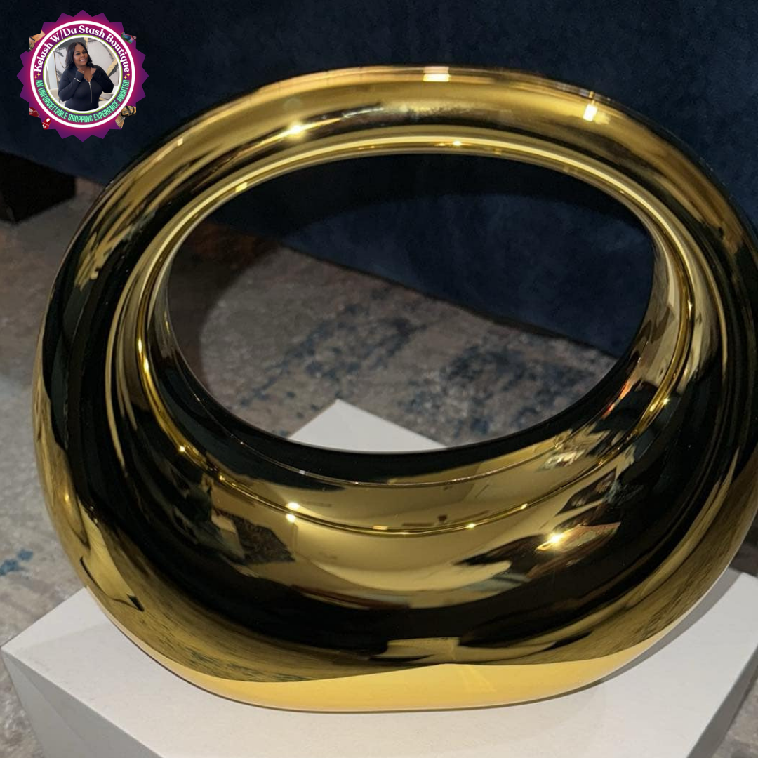 Trendy Acrylic Moon Purse