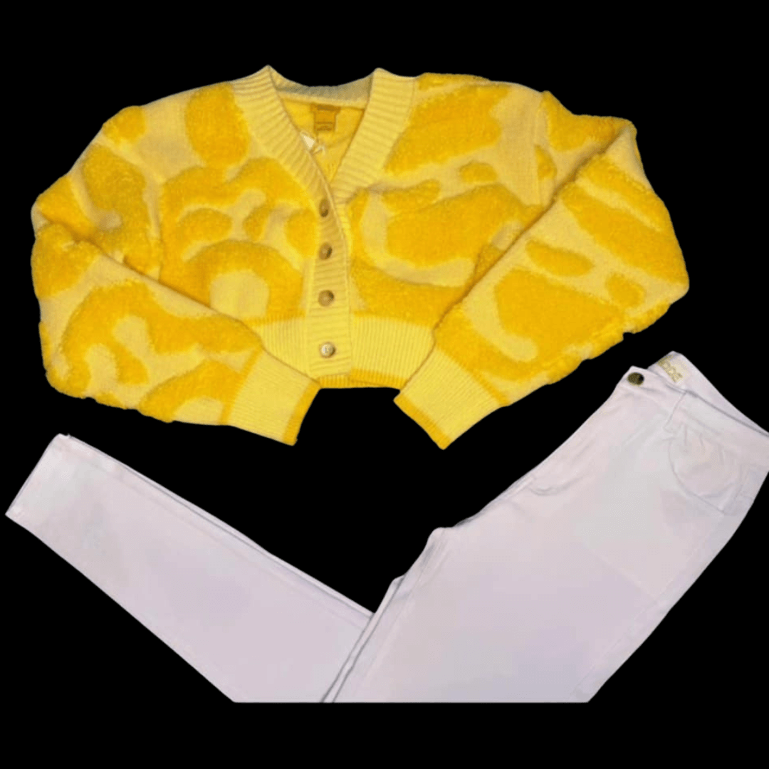 Trendy Casual Colored Crop Top Sweater